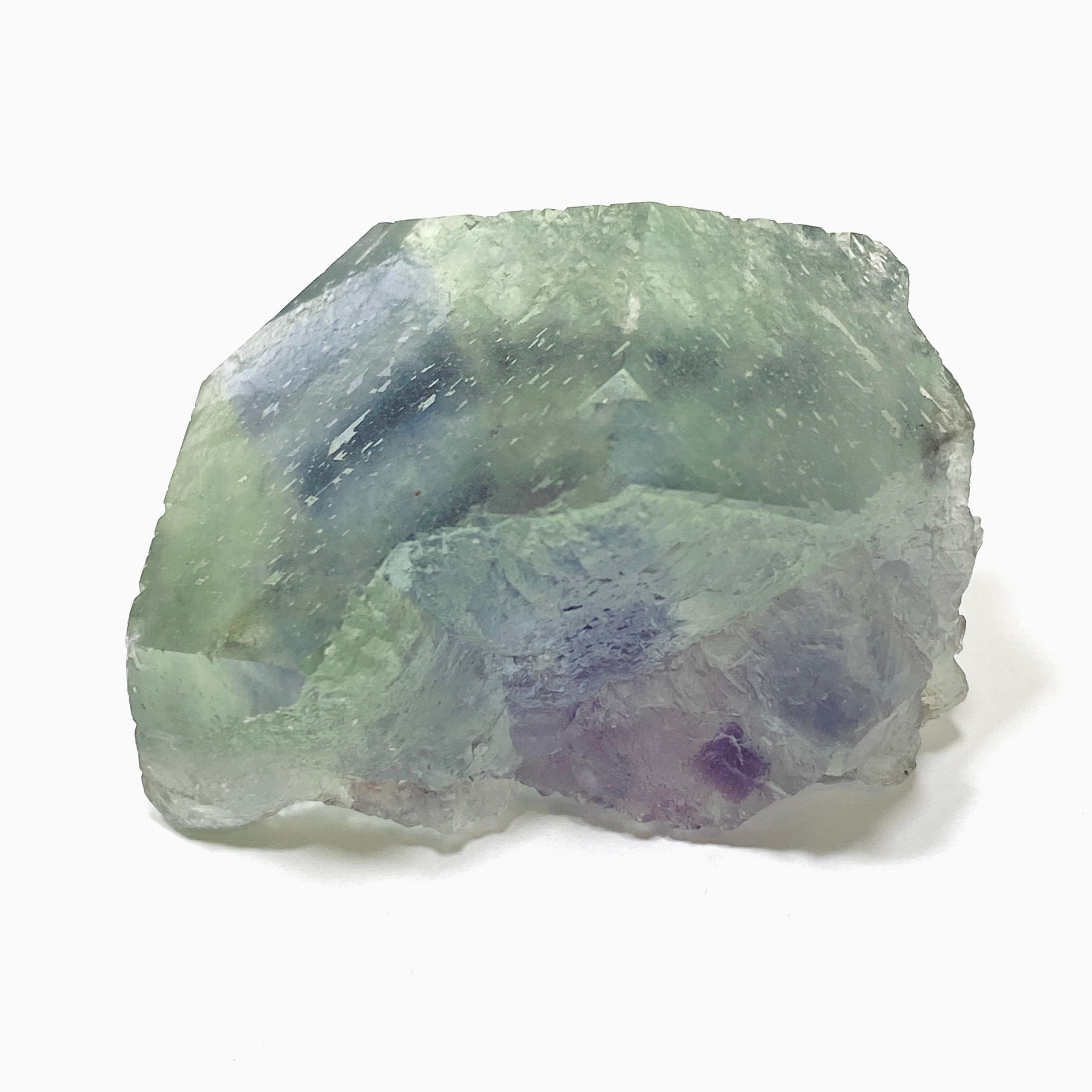 Natural Rainbow Fluorite Crystal Specimen - Healing Stone for Meditation, Energy Work & Home Decor (FLU 06)