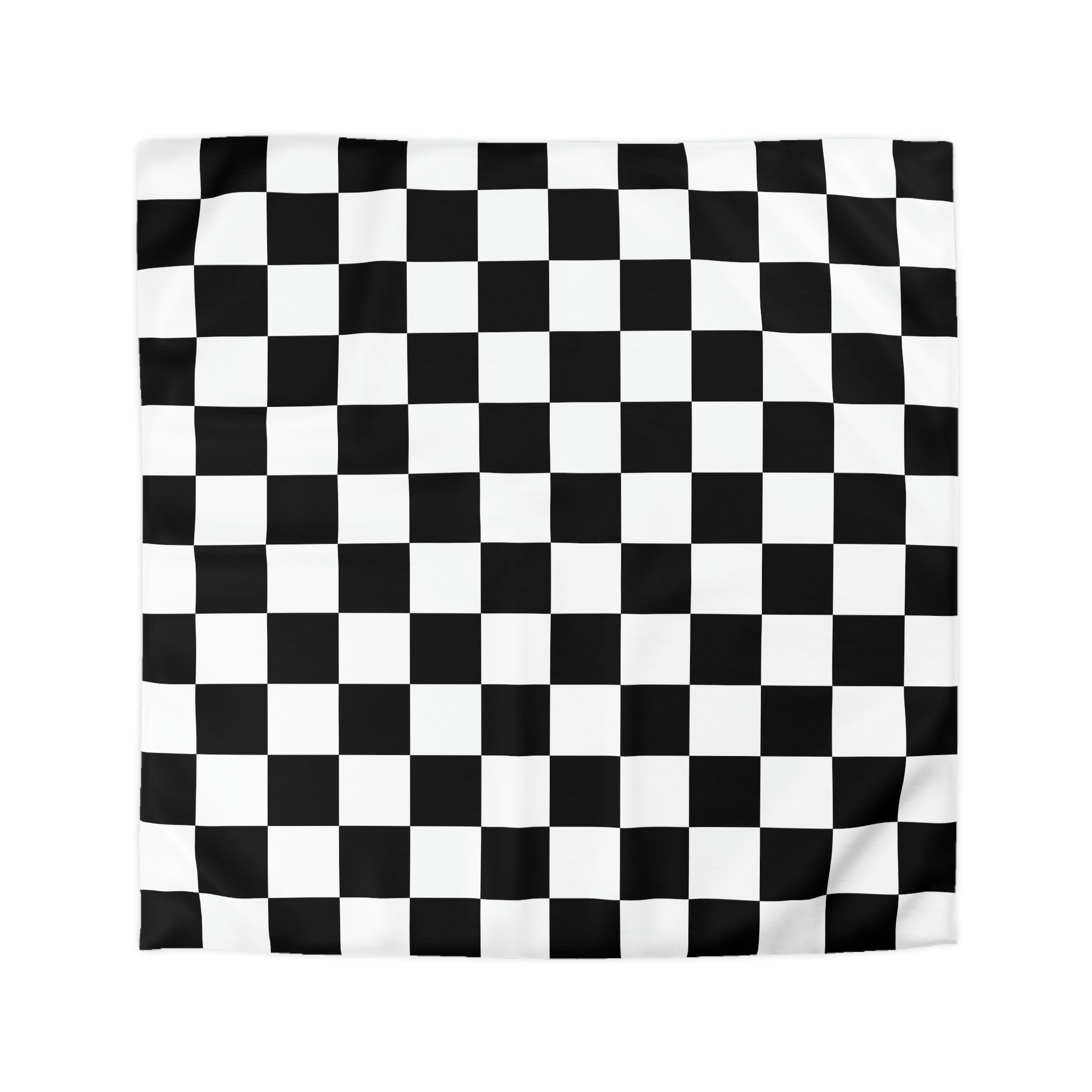 Checkered Duvet Cover Set - Soft Microfiber Bedding in 4 Sizes (Twin, Full, Queen, King) - Stylish Check Pattern for Modern Bedrooms & Guest Rooms