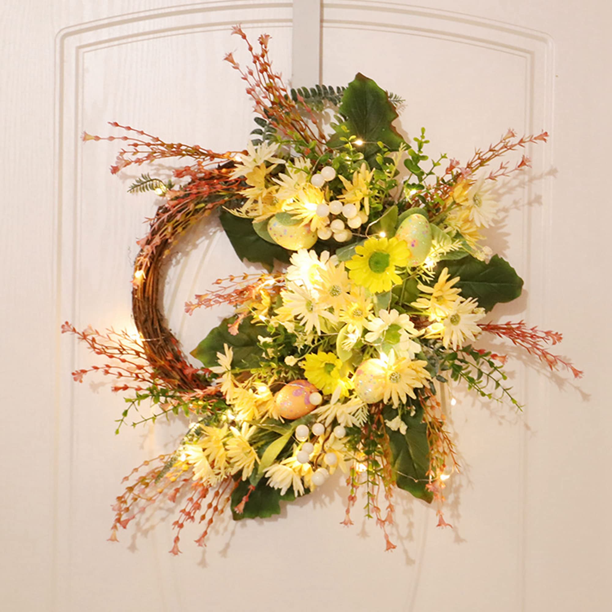 Easter Wreath with LED Lights - 20
