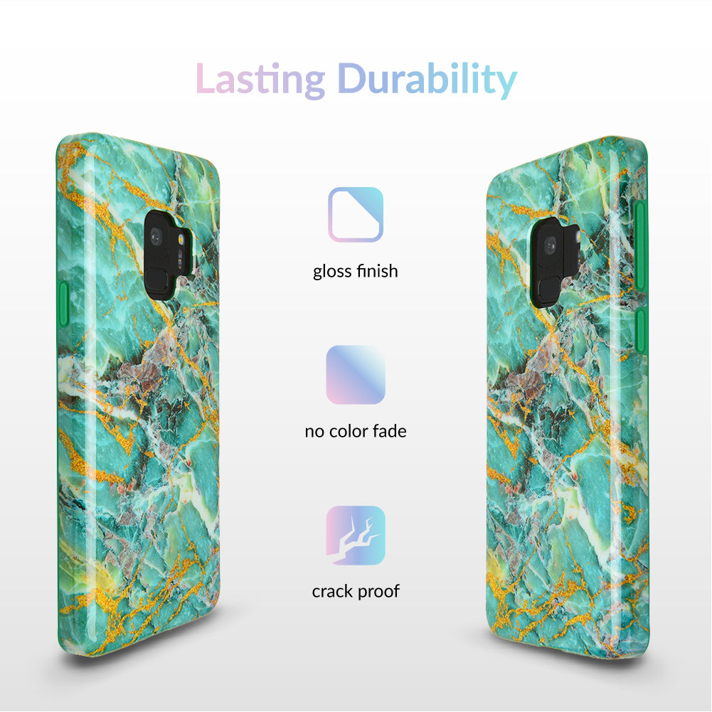 Premium Green Emerald Marble Phone Case for Samsung Galaxy - Stylish Protection for Everyday Use & Special Occasions