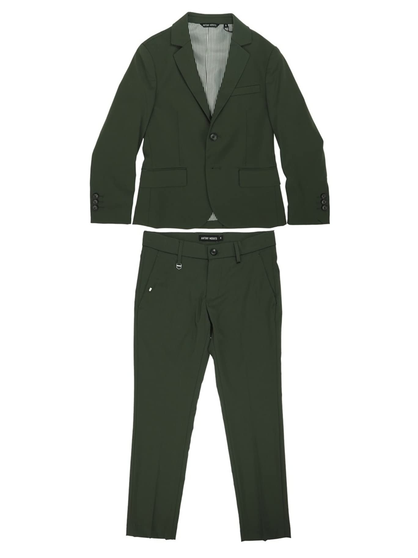 Stylish Antony Morato Boys' Blazer in Army Green | Premium Formal Wear for Kids | Perfect for School, Weddings & Special Occasions