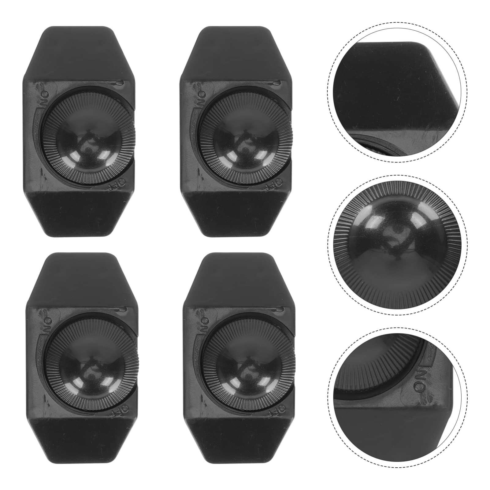 4PCS Rotary Cord Adjustable Slide Control Lamp Dimmer Switch - Replacement for Table Lamps, Desk & Bedroom Lights - Perfect for Kitchen, Living Room & Home Office Lighting Control