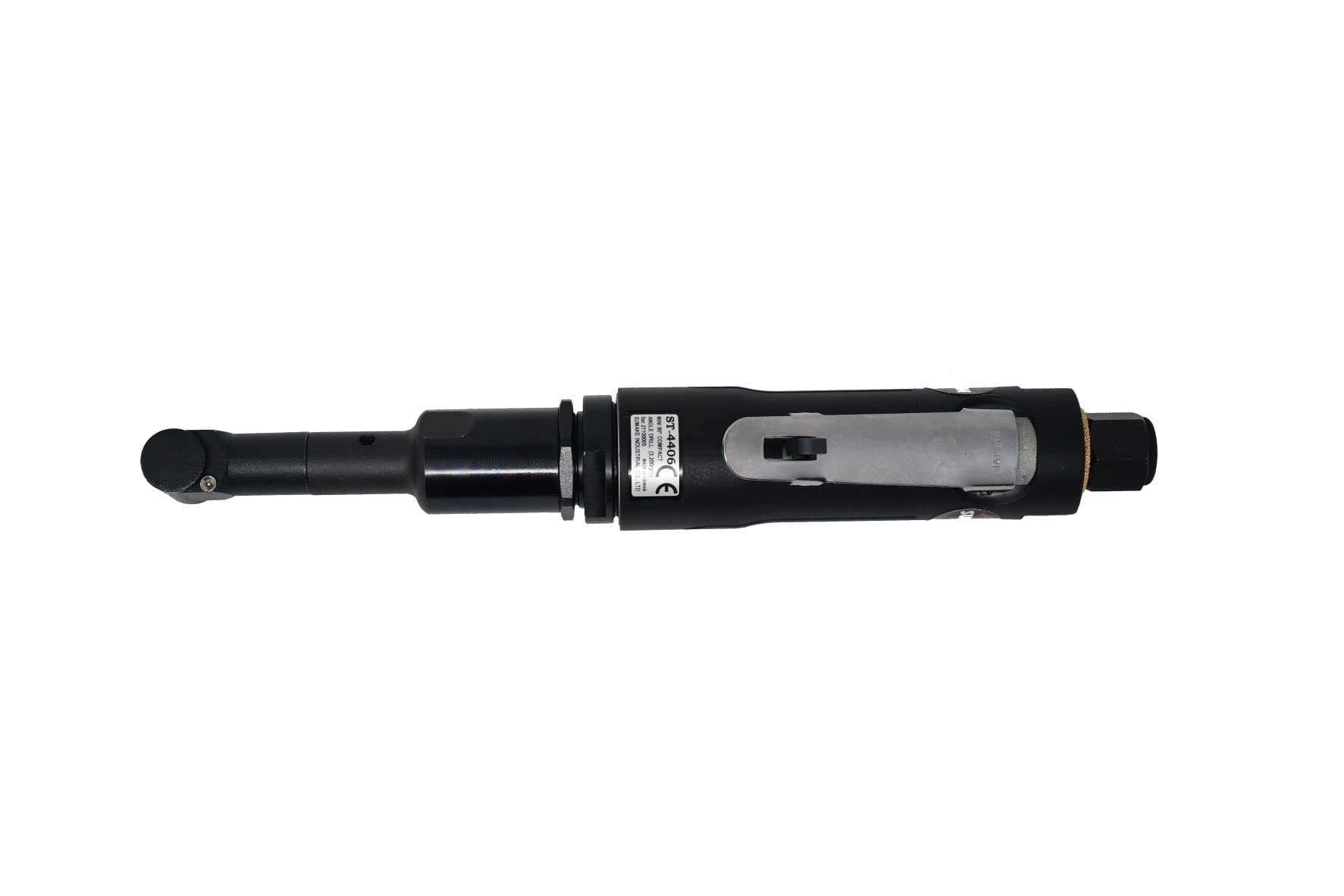 Industrial Aerospace Aircraft Mini 90 Degree Angle Air Drill Head with Comfort Grip (Sumake ST-4406) - Perfect for Tight Spaces & Precision Drilling in Aviation Maintenance