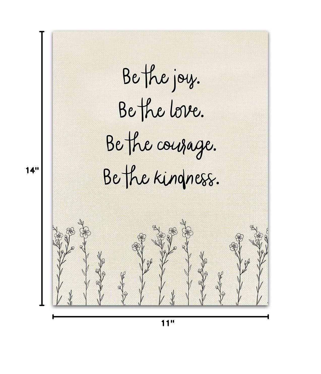 TJ Originals - Motivational Positive Wall Art with Inspiring Quotes, Spiritual Zen Decor for Living Room & Office, Modern Zen Gifts for Women & Men, Desk Decor (Be The Love) - Perfect for Home, Office & Meditation Spaces