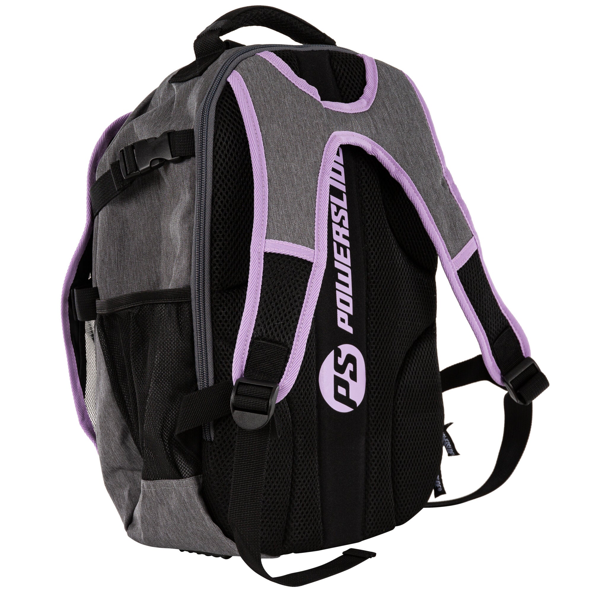 Premium Fitness Backpack for Gym & Workout - Dark Grey & Purple Water-Resistant Design - Ideal for Gym, Running, Travel & Outdoor Activities