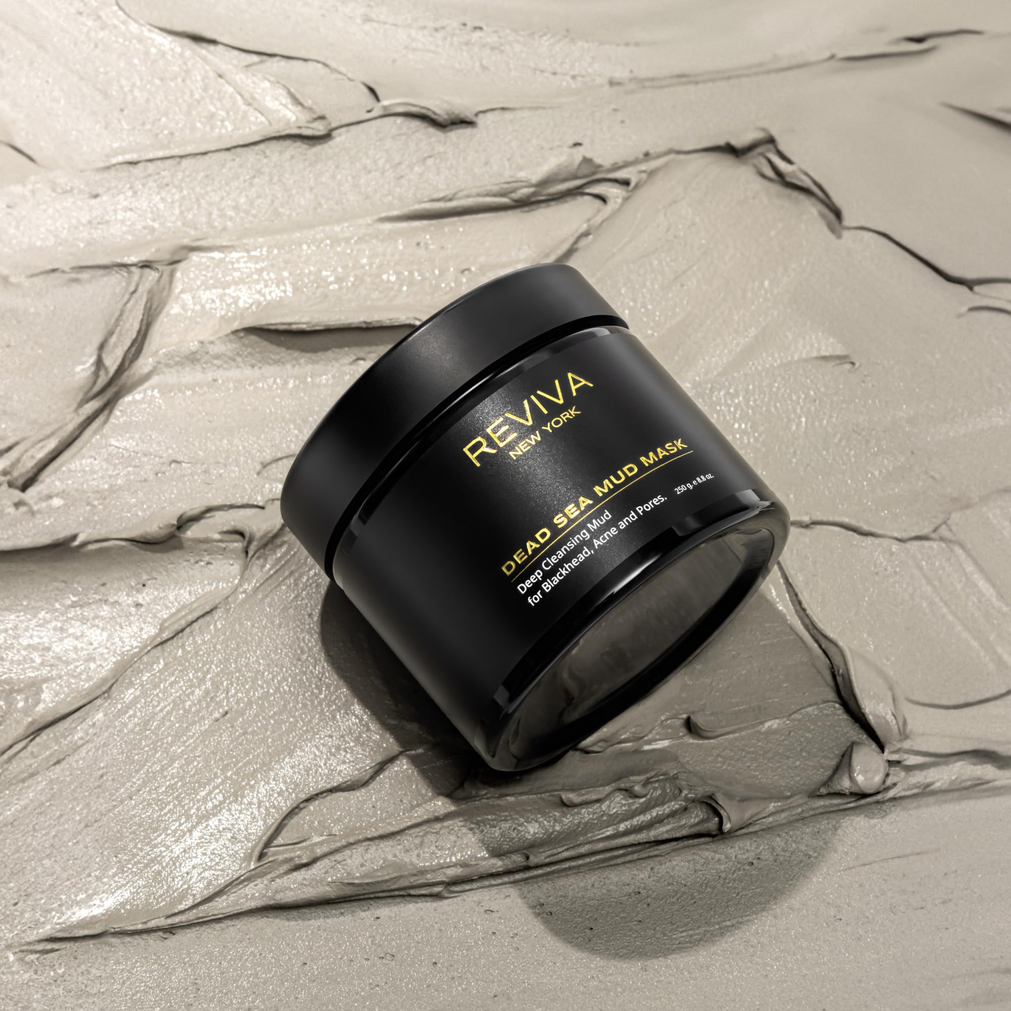 Organic Dead Sea Mud Mask for Face & Body - Deep Cleansing Clay Mask for Blackhead Removal, Acne Treatment & Pore Minimizing - Natural Skincare for Men & Women - Perfect for Spa Days & At-Home Facial Treatments
