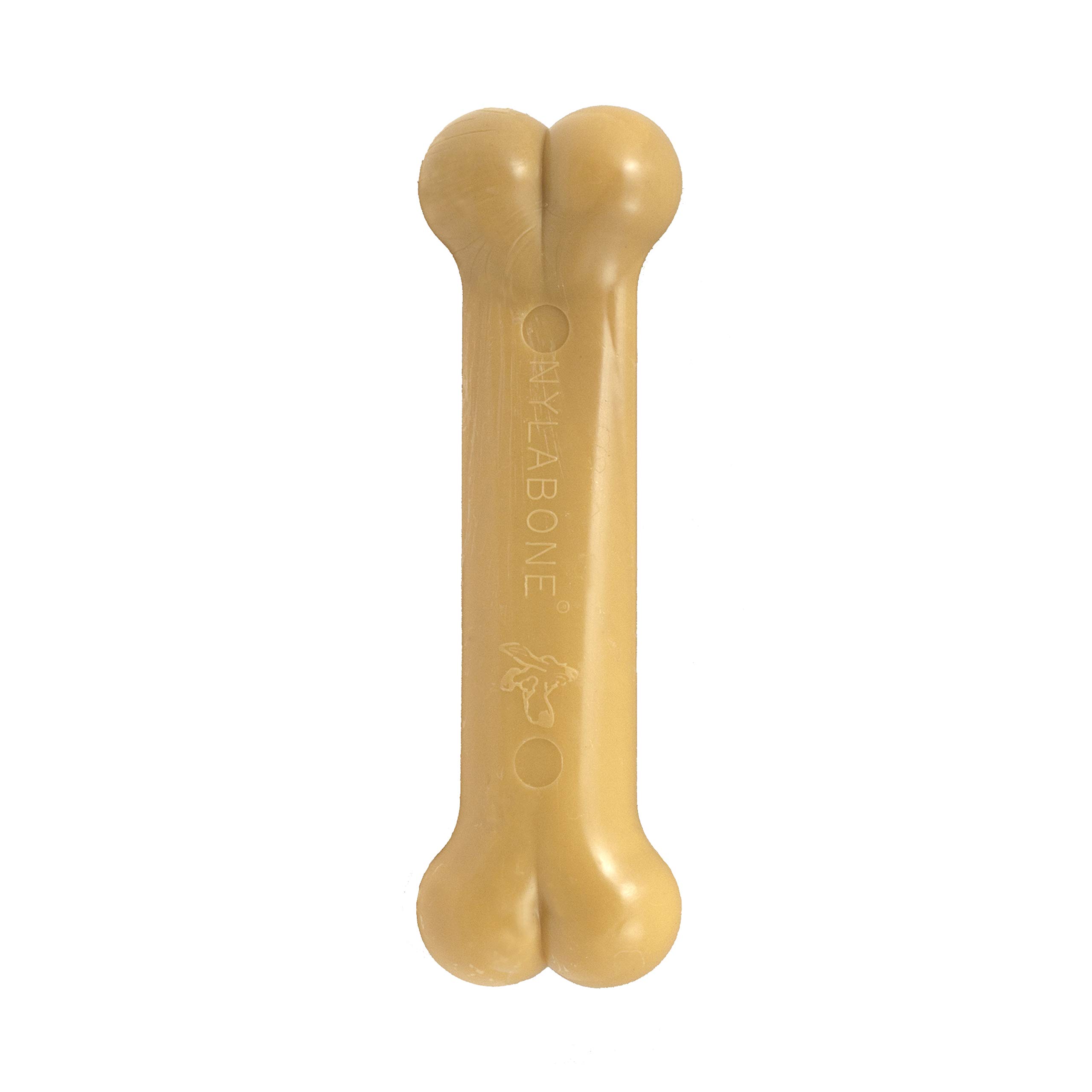 Nylabone Durable Dog Chew Toy for Aggressive Chewers - Peanut Butter Flavor, Small (Up to 25lbs) - Perfect for Playtime & Training