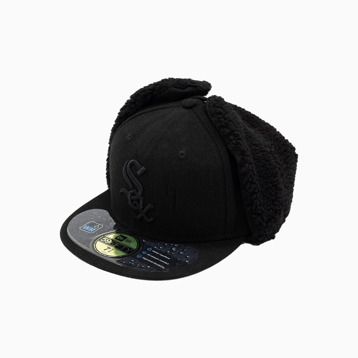 Chicago White Sox MLB Official 59FIFTY Fitted Baseball Cap for Men - Adjustable Dog Ear Design for Sports Fans & Streetwear Fashion