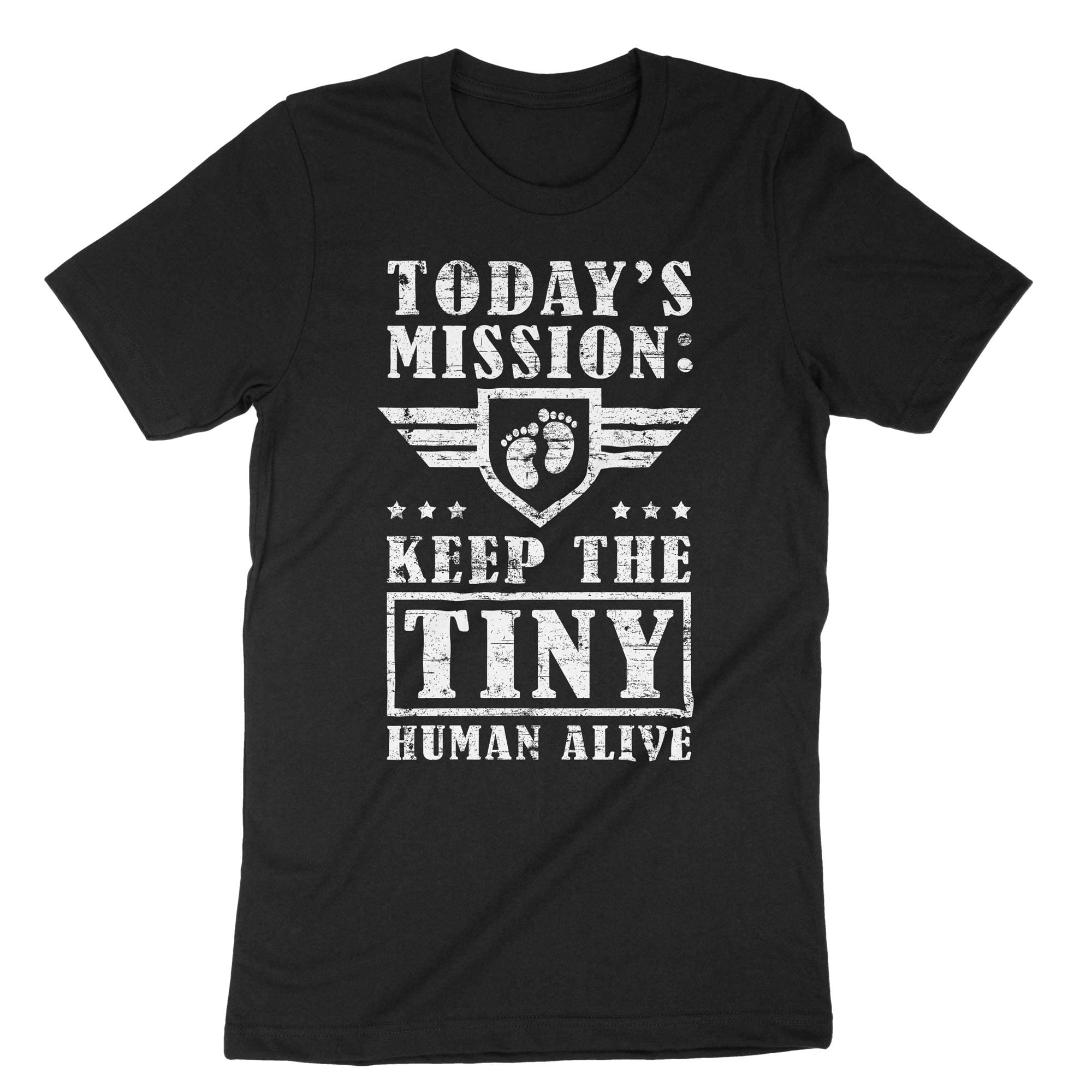 Funny Keep The Tiny Human Alive Outnumbered T-Shirt for Teachers & Nurses - Perfect for Parents, Daycare Workers & Healthcare Professionals