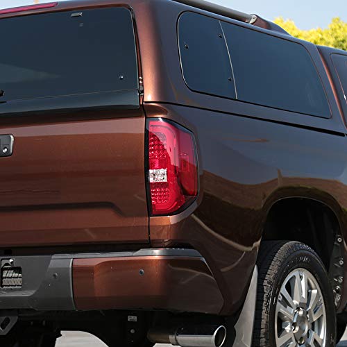 Toyota Tundra LED Tail Lights (2014-2021 Models) - Red Clear Sequential Brake Lamps Pair - Upgrade for Enhanced Visibility & Style | Perfect for Night Driving, Off-Road Adventures & Truck Customization