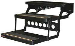 Kwikee Platinum Series Double Electric Step - 9010000220 - Perfect for RVs, Campers & Motorhomes - Easy Access & Convenience