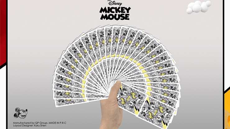 Disney Mickey Mouse Playing Cards - 52 Deck Classic Card Game for Family, Friends & Parties - Perfect for Game Nights, Travel & Magic Tricks