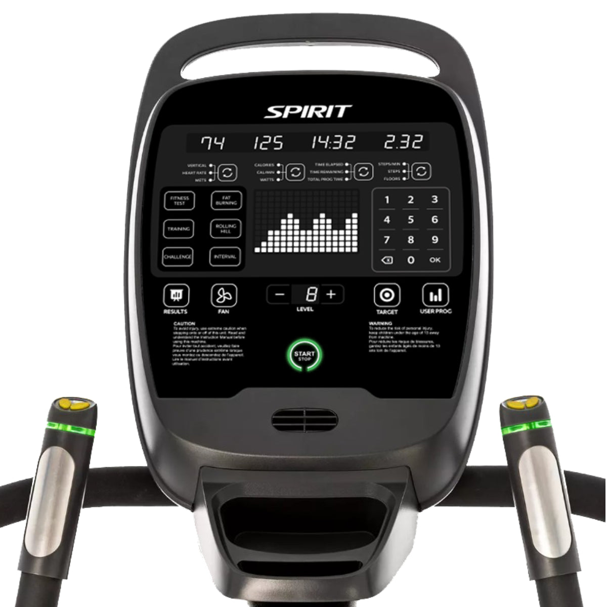 Spirit CSC900 Stairclimber with Firefighter Training Program - Professional Home Gym Equipment for Cardio & Strength Training | Perfect for Firefighter Training, Home Workouts & Fitness Enthusiasts