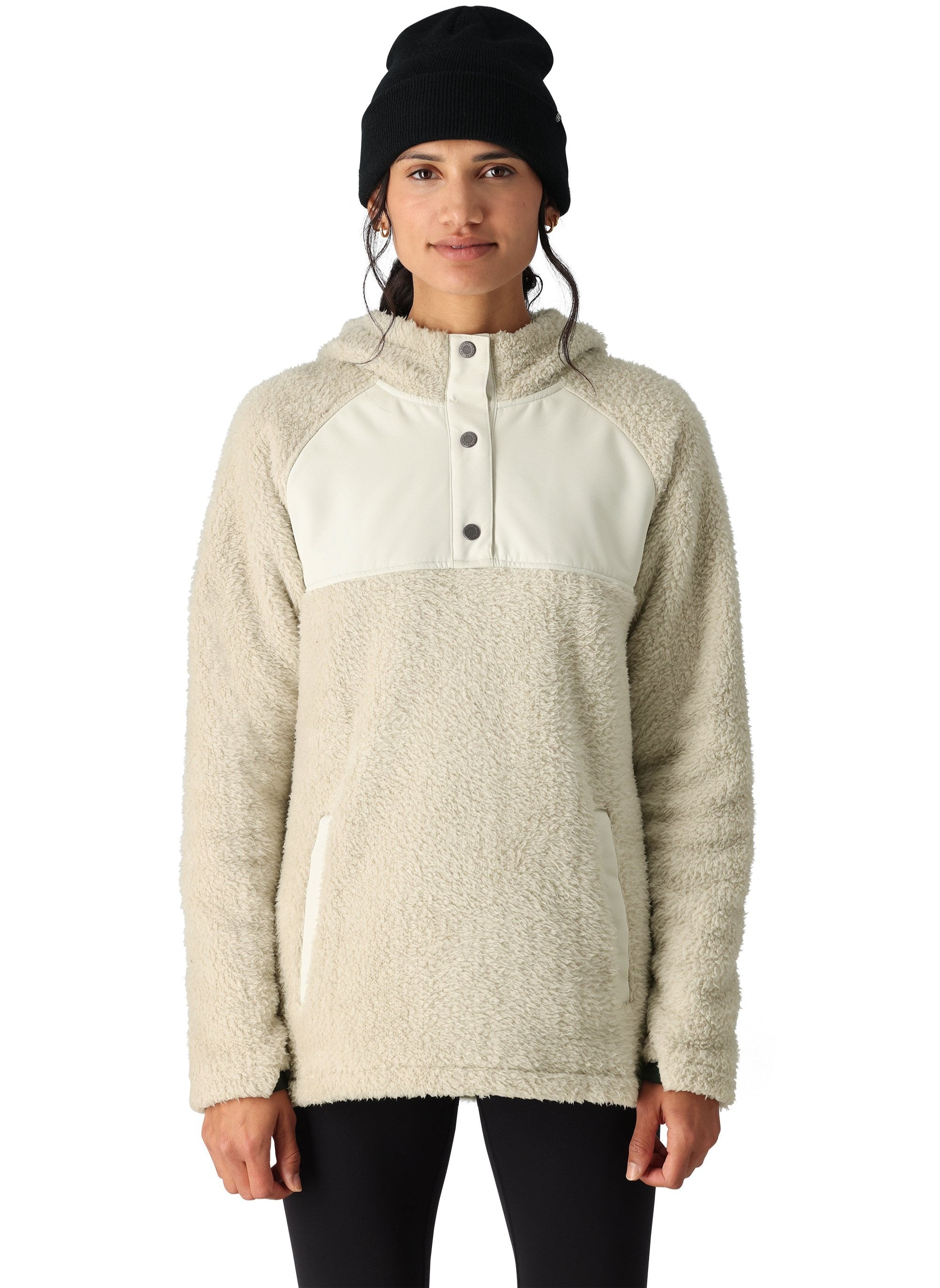 686 Women's Hemlock Sherpa Fleece Hoody Jacket 2025 - Warm Winter Fleece-Lined Hoodie for Outdoor Activities, Hiking & Casual Wear