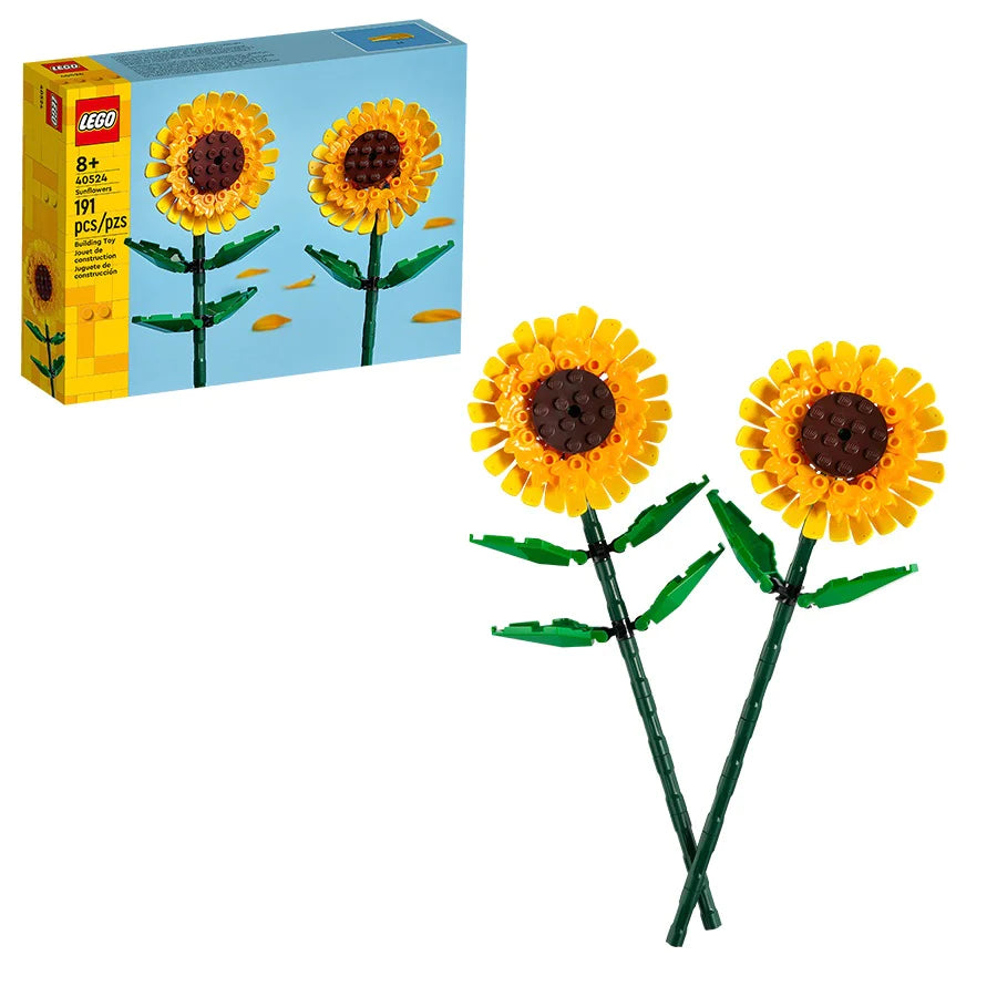 LEGO® Icons: Sunflowers Building Kit – Creative DIY Flower Set for Home Decor & Gifts | Perfect for Adults, Kids & LEGO® Fans | Decorate Living Room, Office & Party Events