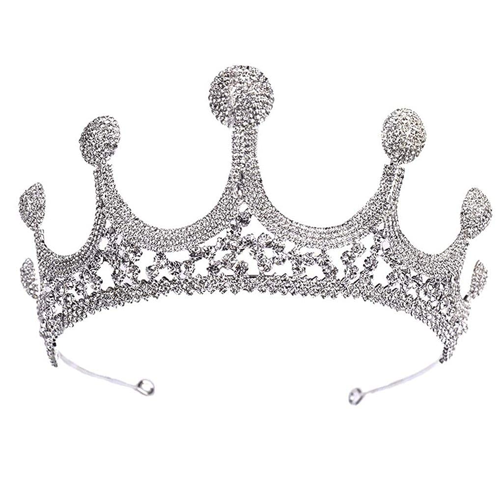 Crystal Bridal Tiara with Comb - Vintage Princess Crown for Women & Girls - Wedding, Birthday, Pageant Accessory - Perfect for Brides, Prom, Quinceañera, and Special Occasions