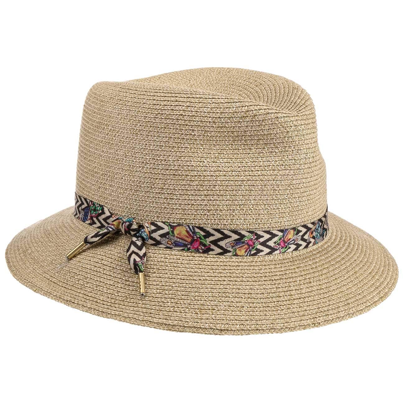 Crushable Braided Sun Hat for Women - Breathable Travel Hat with UPF 50+ Sun Protection - Made in EU - Perfect for Beach, Vacation, and Outdoor Activities
