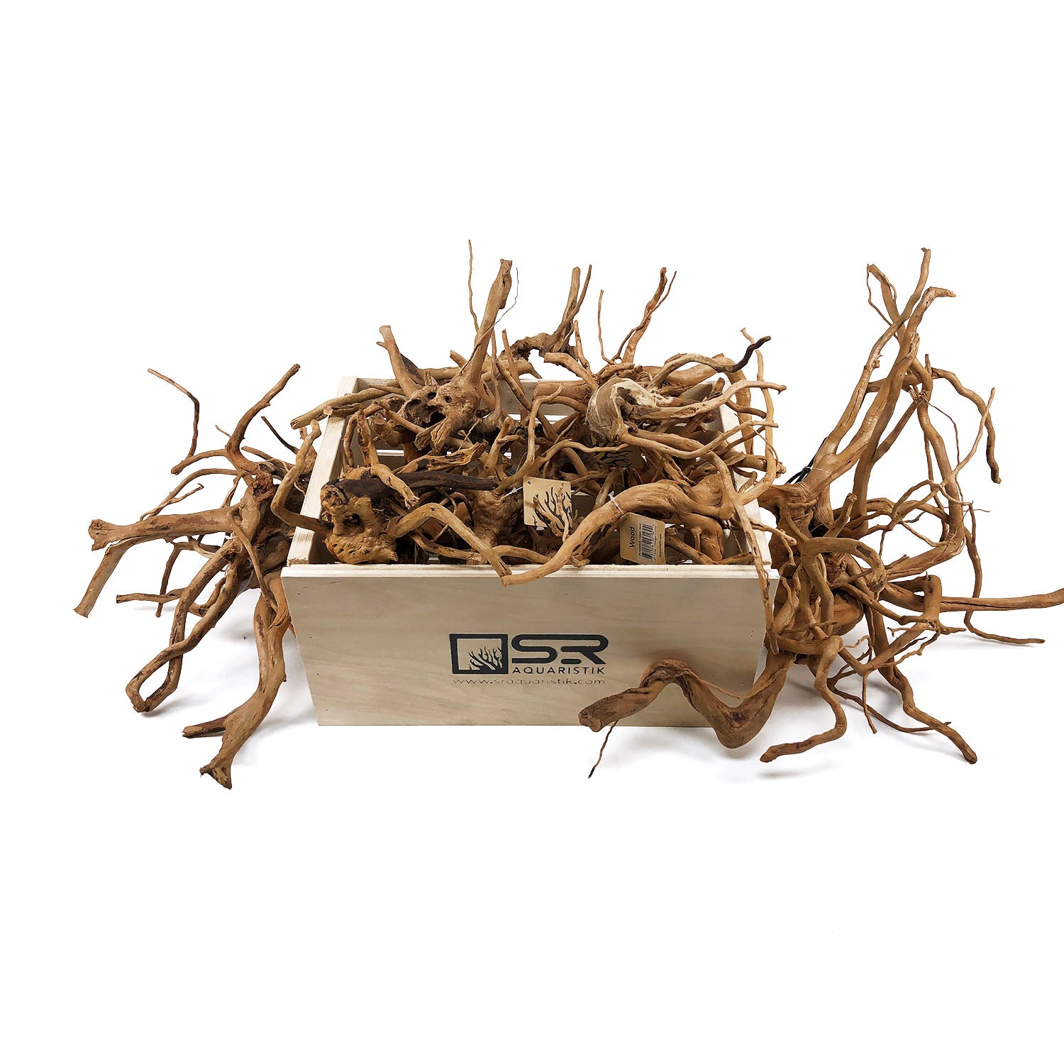 Natural Spider Wood for Aquarium Decor - Unique Driftwood for Fish Tanks, Terrariums & Reptile Habitats - Perfect for Aquascaping, Shrimp Tanks & Natural Habitat Setups