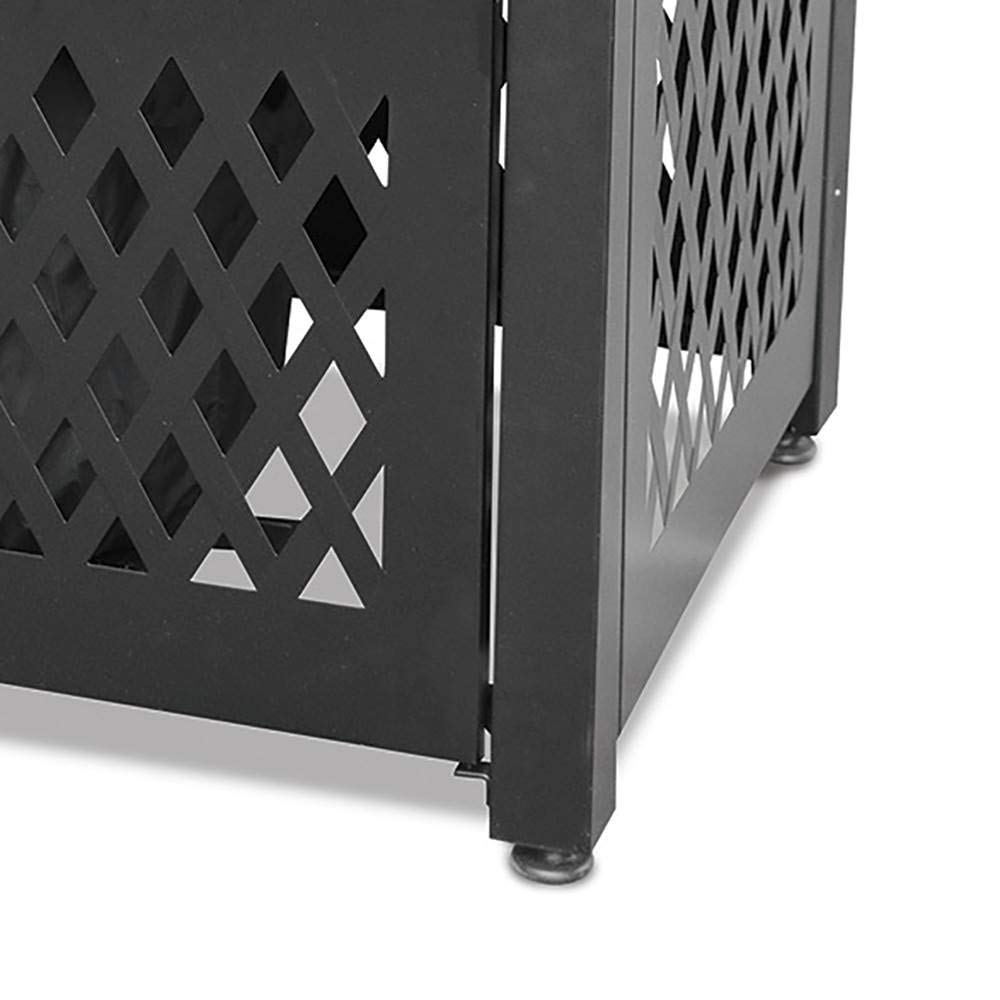 Endless Summer GAD1429SP Large Multi-Color Gas Outdoor Fireplace with Slate Mantel - Perfect for Patio, Backyard, and Garden Gatherings