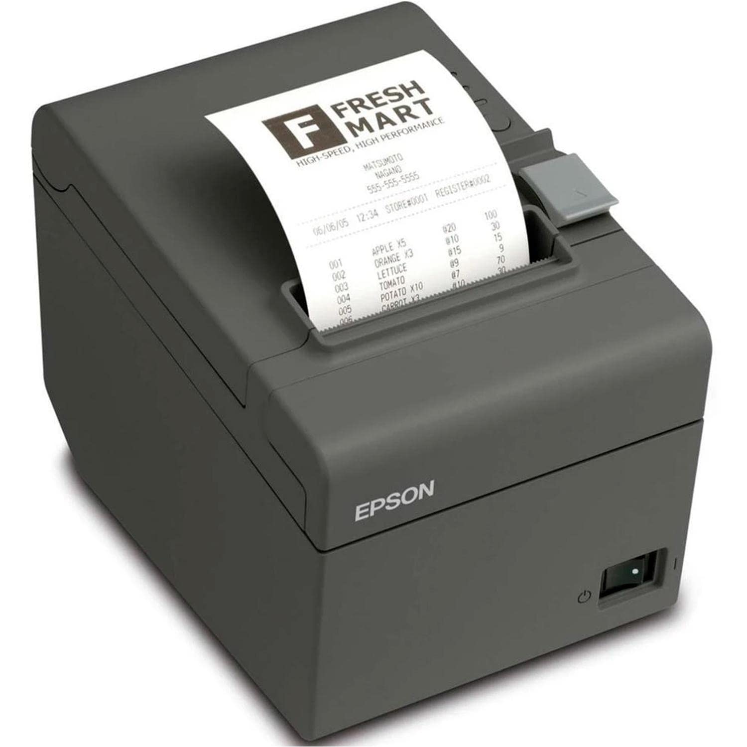 Epson TM-T20II Direct Thermal Receipt Printer - USB & Serial Connectivity - Monochrome Desktop Printer for Retail, Restaurant, and POS Systems (Model C31CD52062) - Perfect for Receipts, Tickets, and Label Printing