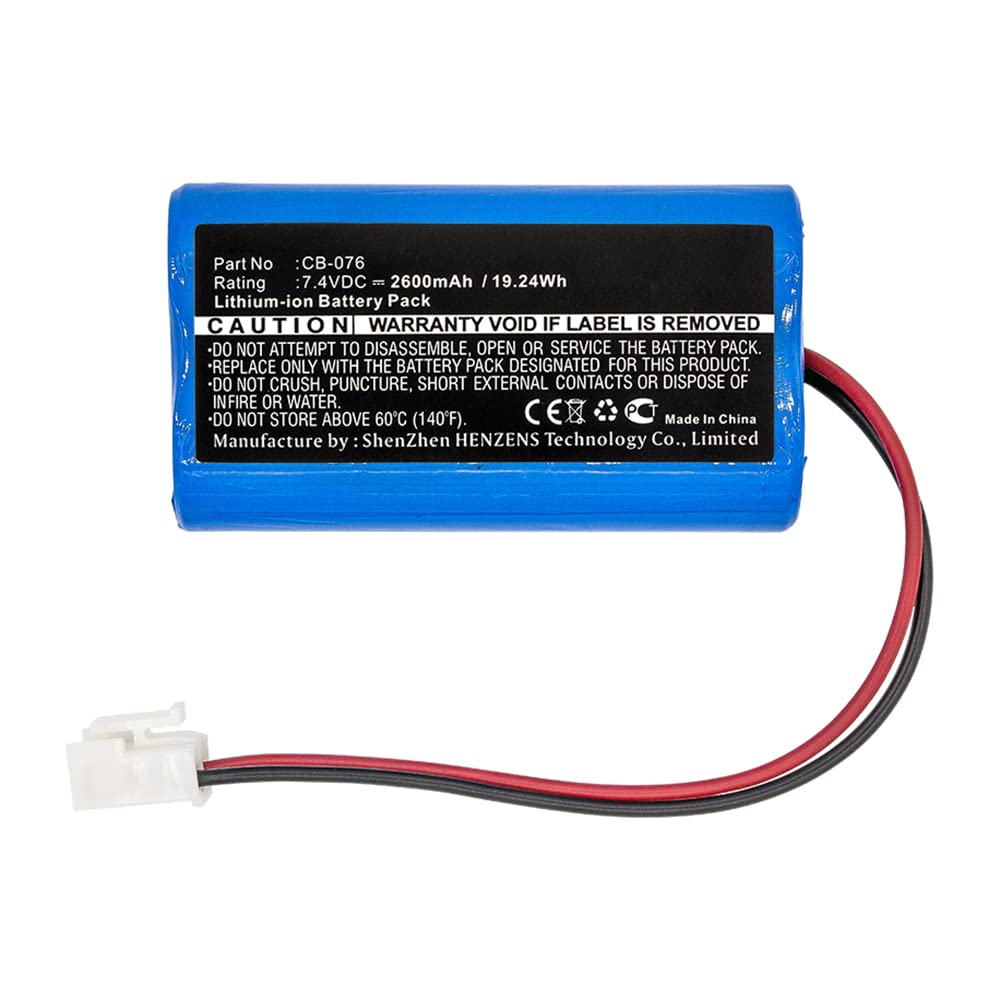 Synergy 7.4V 2600mAh Li-ion Battery for CB-076 - Perfect for Digital Equipment Power Backup