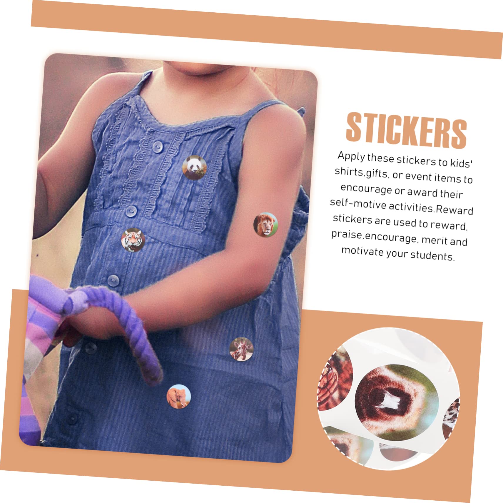 EXCEART 3 Rolls Animal Stickers for Scrapbooking - Cartoon DIY Craft Stickers, Handmade Forest Washi Tape Stickers for Journals, Planners, and Kids Art Projects