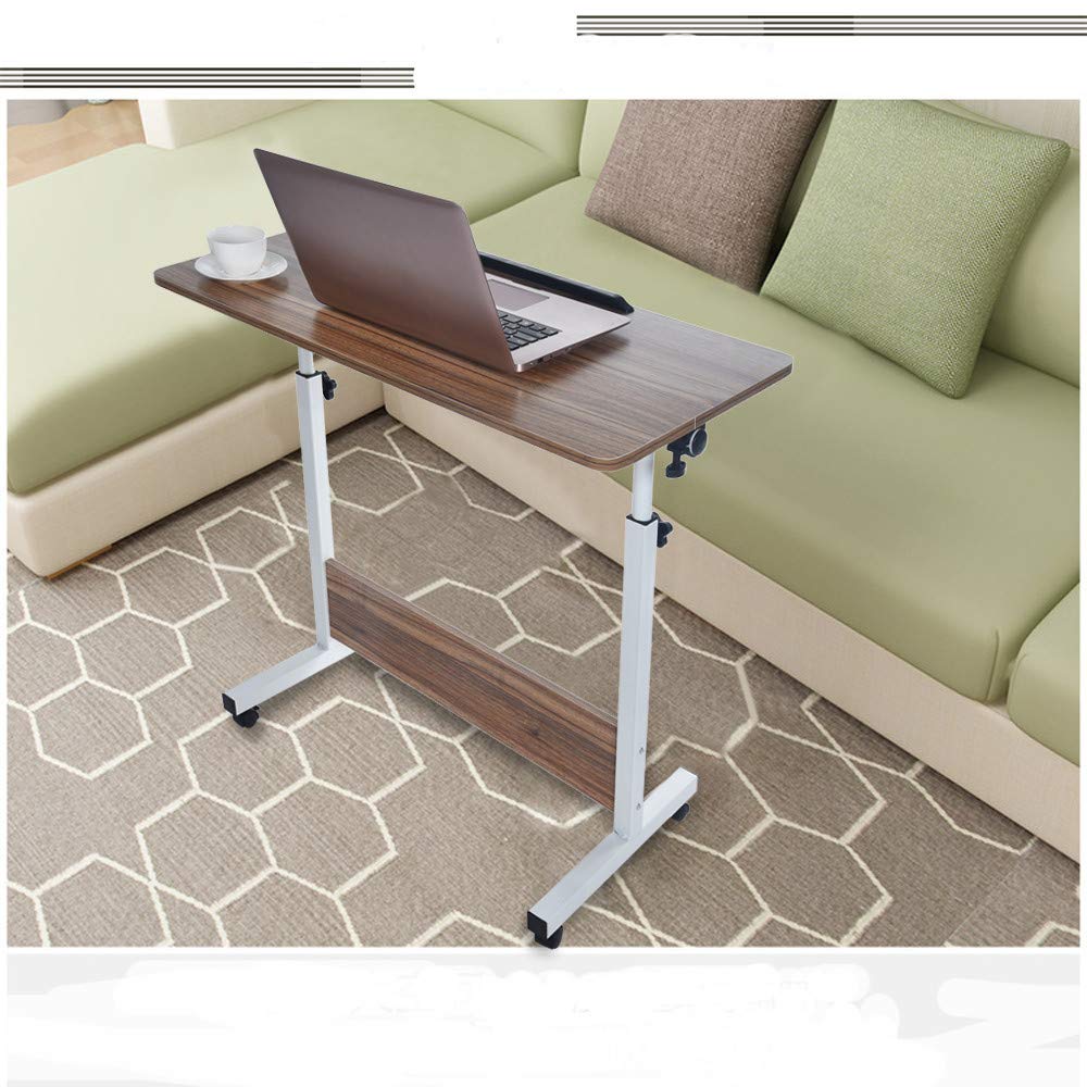 Adjustable TV Tray Table with 180° Rotation - 31.5