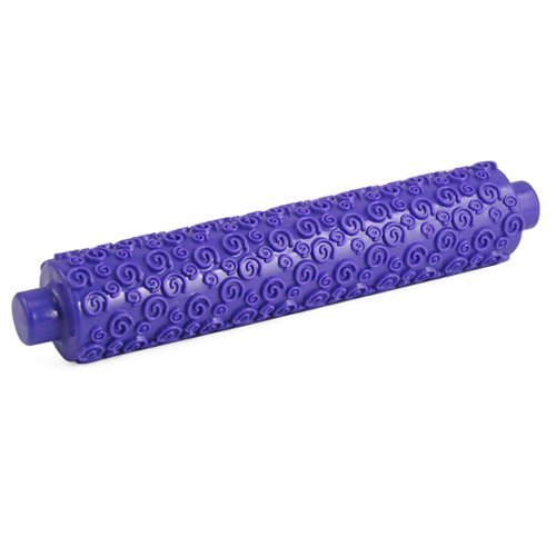 Allforhome Rolling Pins for Baking - Non-Stick Fondant Dough Roller with Embossed Patterns, Perfect for Cake Decorating, Sugarcraft & Pastry Making | Essential Kitchen Tool for Home Bakers & Professional Chefs
