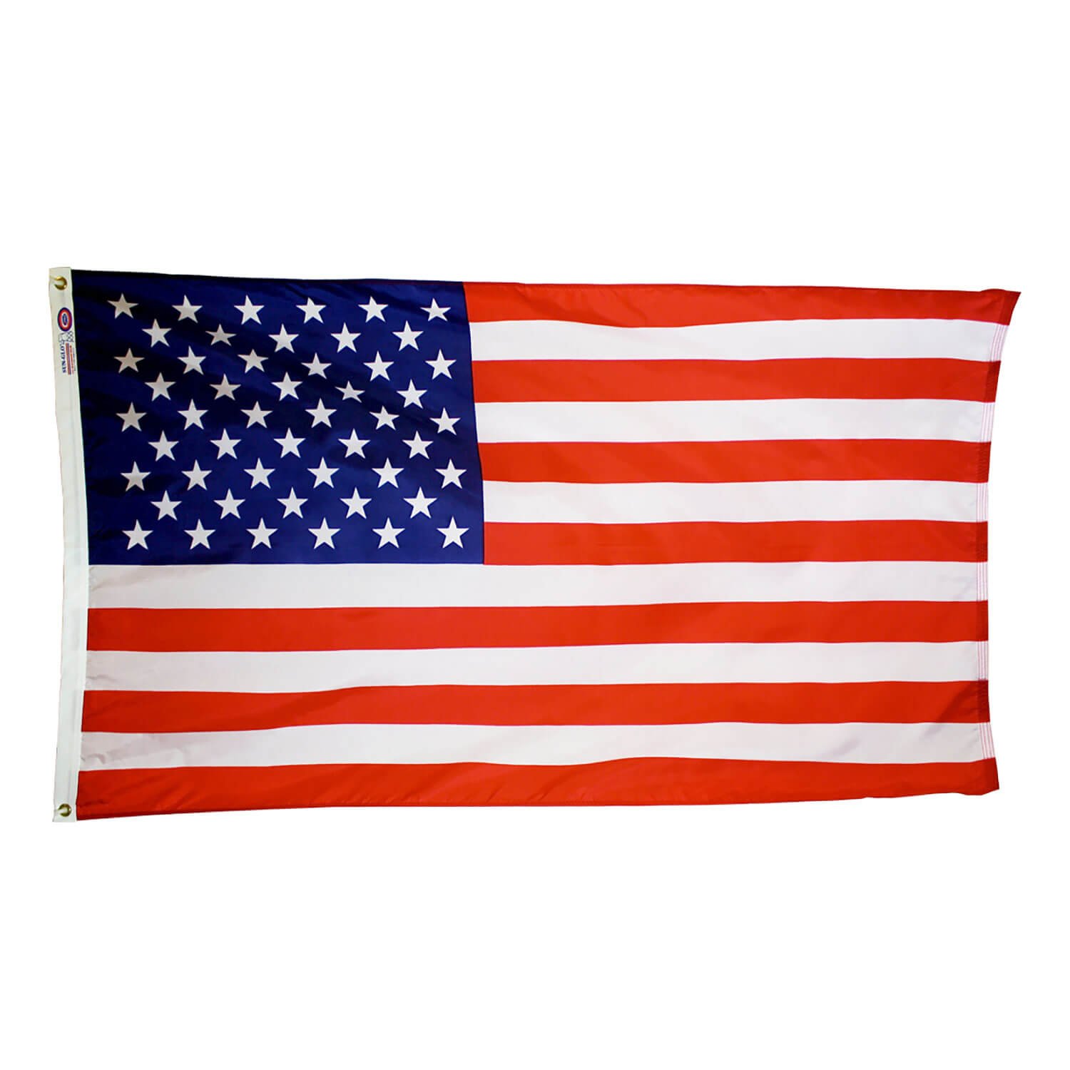 Authentic 5 ft x 9.5 ft American Flag - 100% Cotton Made in USA - Perfect for Outdoor Display, Patriotic Events & Home Decor
