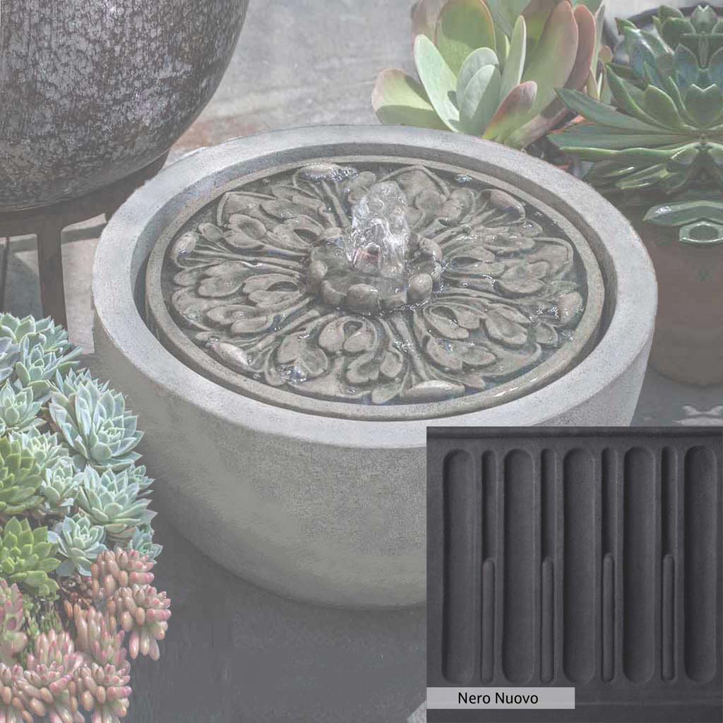 Campania International M Series Medallion Fountain - Outdoor Garden Water Feature for Patio, Yard & Landscape Decor | Classic Roman Design Waterfall Fountain