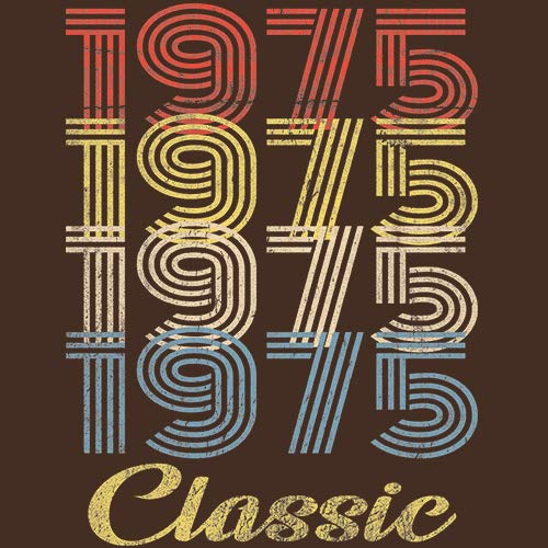 Vintage 1975 Retro 50th Birthday T-Shirt for Men - Classic 50th Birthday Gift Idea - Perfect for 50th Birthday Parties & Milestone Celebrations