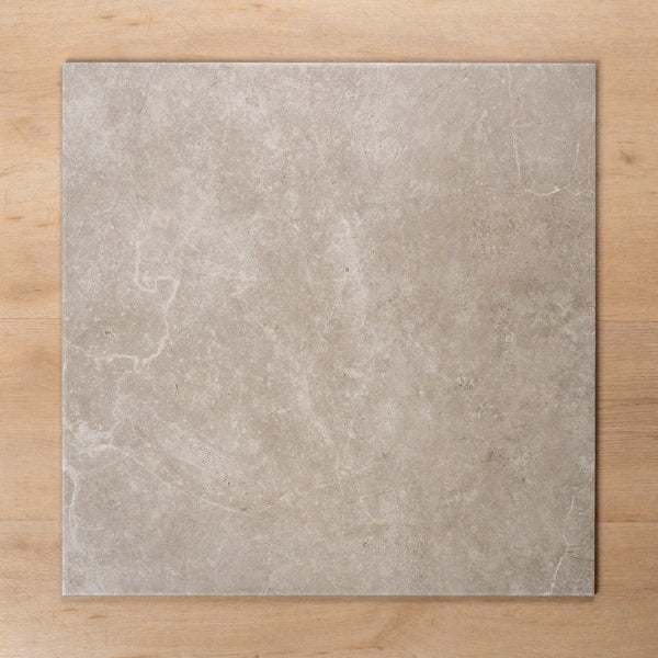 Avalon Grey Matte Porcelain Tile 600x600mm - Premium Floor and Wall Tile for Bathroom, Kitchen, and Living Room Renovation