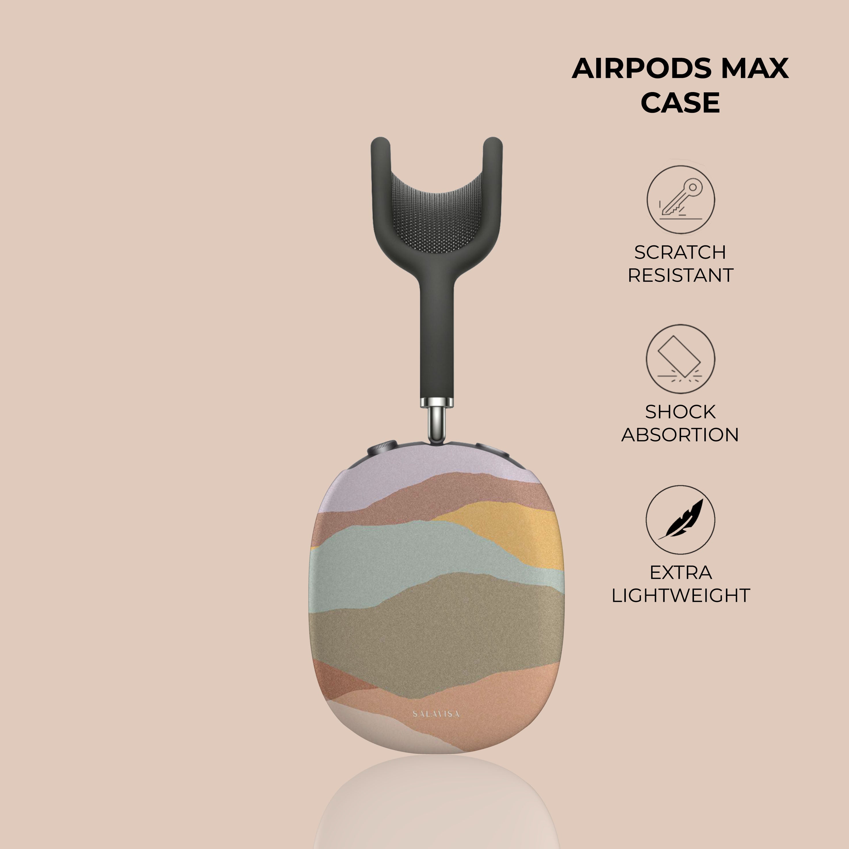 Premium AirPods Max Case - Durable Protective Cover for Apple AirPods Max Headphones - Perfect for Travel, Gym & Daily Use