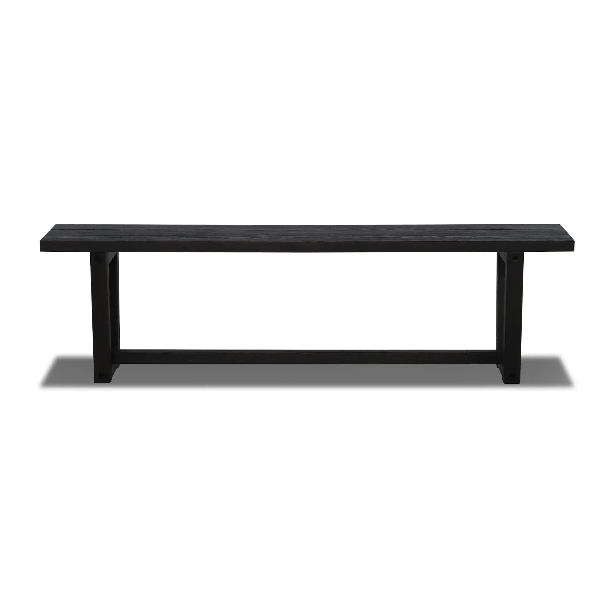 Solid Wood Bench - Cascais Style Handcrafted Wooden Bench for Patio, Garden, or Entryway - Durable & Weather-Resistant Outdoor Seating