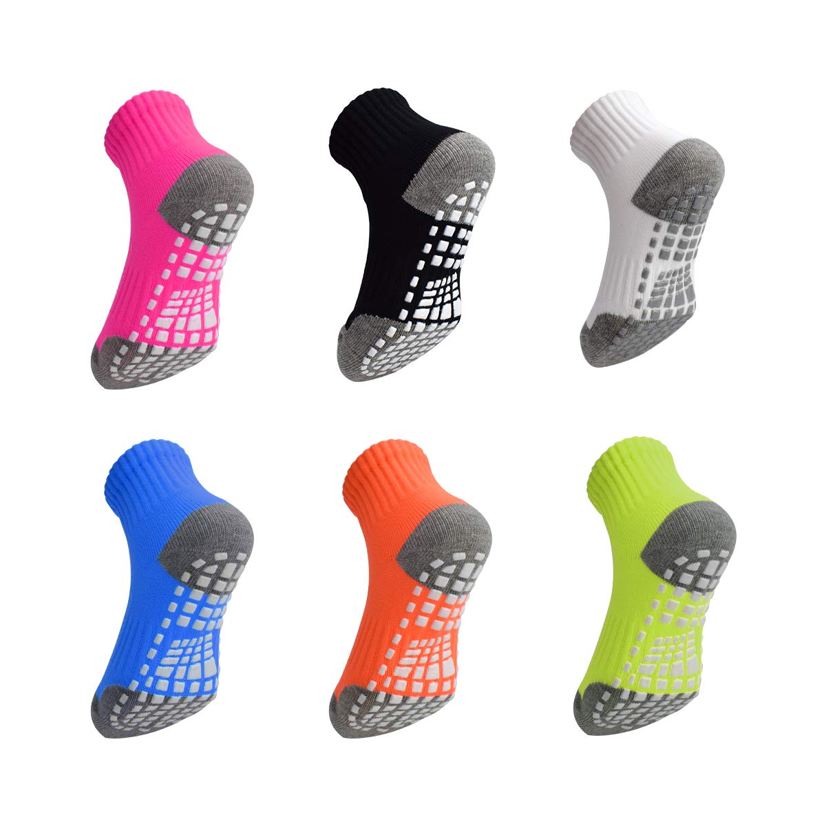Non-Slip Baby Socks with Ankle Grip - Anti-Skid Athletic Socks for Toddlers & Kids (1-7 Years) - Perfect for Crawling, Walking & Playtime