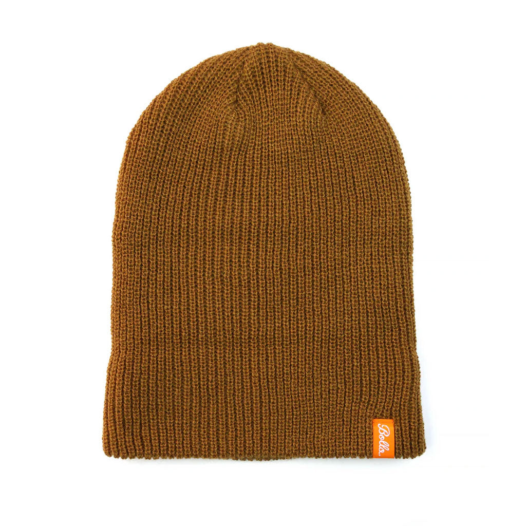 Bolla Daily Cuff Beanie for Men & Women - Soft Winter Knit Hat with Foldable Cuff - Warm Saddle Brown Beanie for Outdoor Activities, Hiking, and Casual Wear