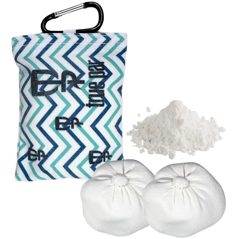 Premium Disc Golf Chalk Bag Set with 2 Extra Chalk Balls | Refillable Grip Enhancer for Disc Golf Players | Durable Grip Bag with Carabiner Clip | Perfect Disc Golf Accessories & Gifts for Outdoor Sports Enthusiasts | Ideal for Tournament Play, Practice Sessions & Outdoor Activities