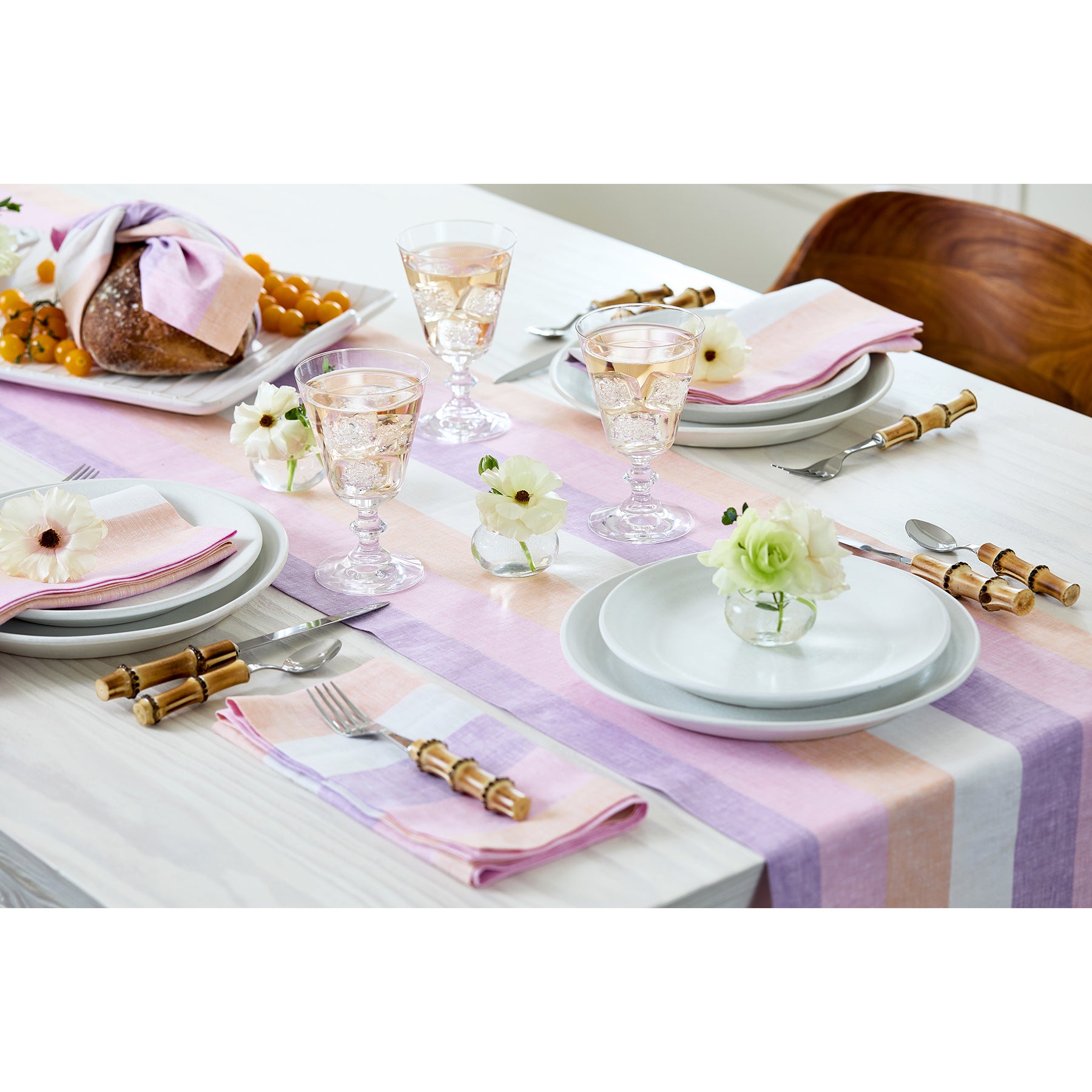 Elegant Gelato Stripe Table Runner - 72
