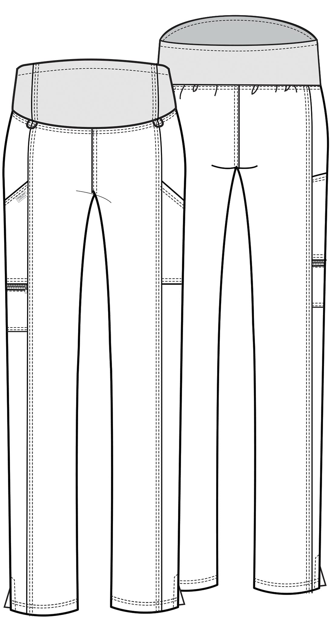Cherokee Women's Scrubs Pants - Professional Workwear with Maternity Fit, Straight Leg Design WW155 - Perfect for Nurses, Doctors & Healthcare Professionals