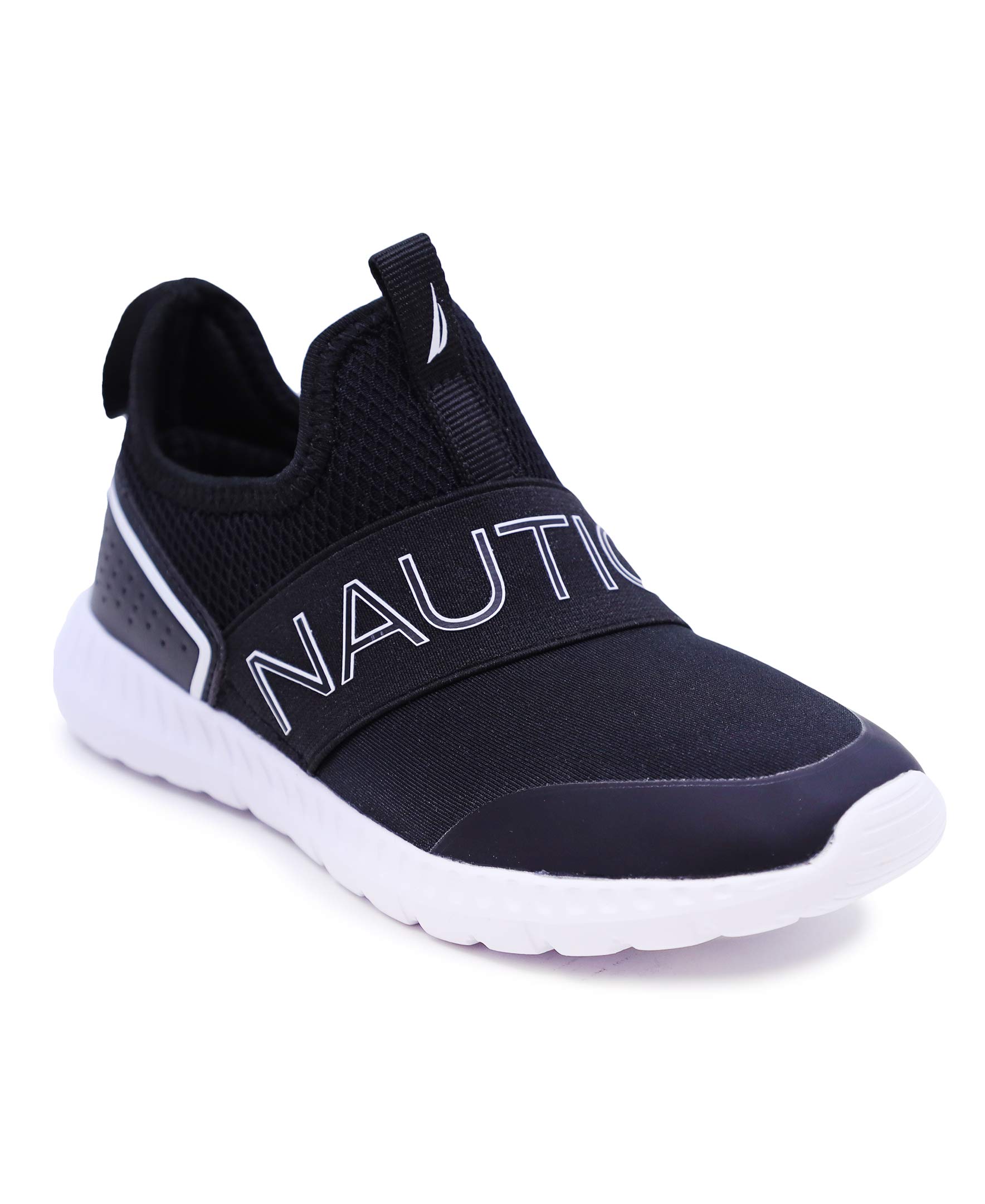 Nautica Kids Boys Youth Athletic Fashion Sneakers - Slip On Running Shoes for Little & Big Kids - Comfortable Casual Wear for School, Play & Sports Activities