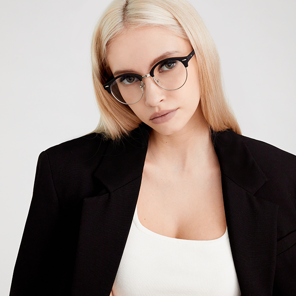 Harper Black Prescription Glasses - Stylish & Comfortable Eyewear for Men & Women | Perfect for Reading, Driving & Daily Use