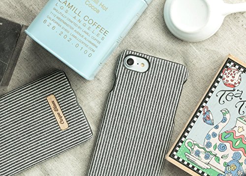Samsung Galaxy S9 Plus Case, Galaxy S9 Case, Galaxy S8 Case, iPhone 7 Case, iPhone 8 Case - Black Stripes Dandy Style Protective Cover for Everyday Use & Travel