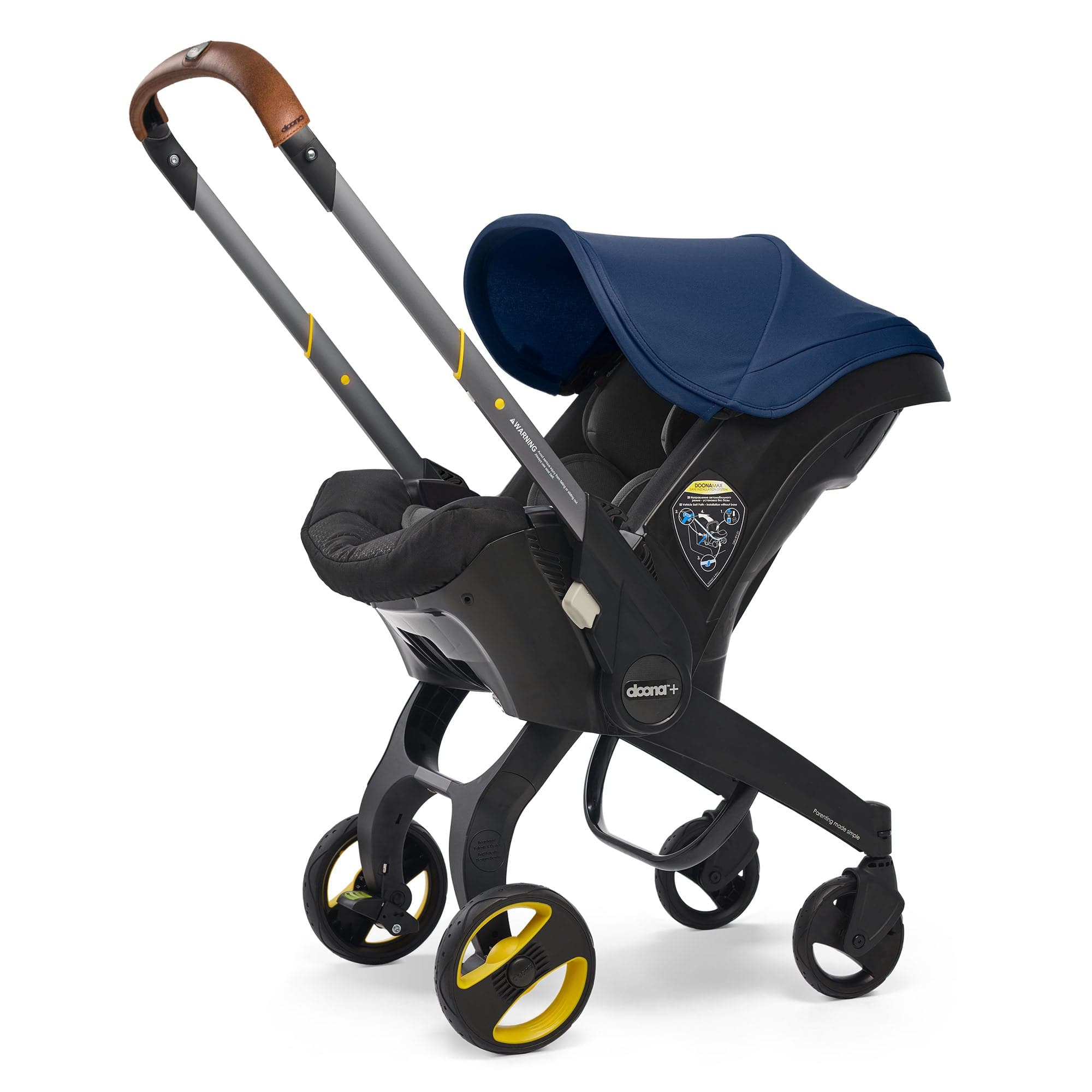 Royal Blue With Brown Handlebar Cover