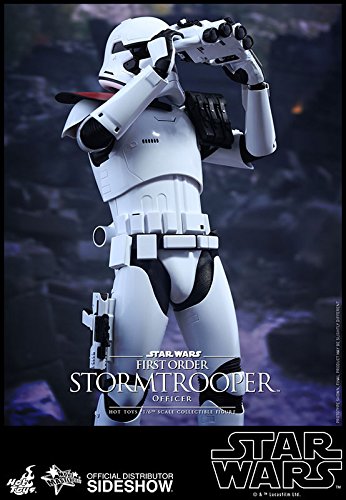 Star Wars The Force Awakens First Order Stormtrooper Officer 1/6 Scale Collectible Action Figure - Hot Toys Movie Masterpiece Series | Perfect for Display, Cosplay & Gift for Fans