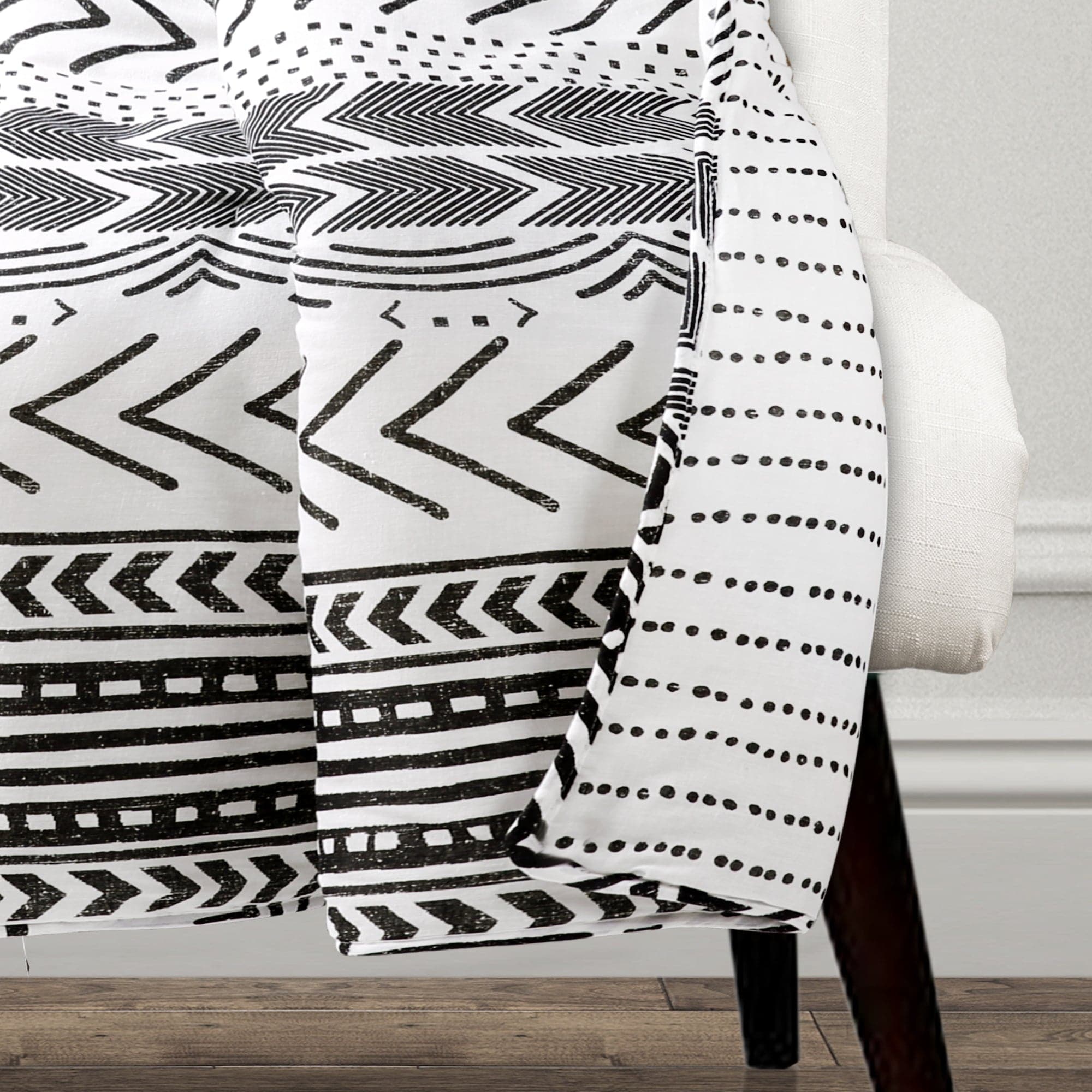 Cozy Hygge Geo Throw Blanket - Soft & Warm Knitted Blanket for Home, Office, or Travel - Perfect for Couch, Bed, and Gift Giving
