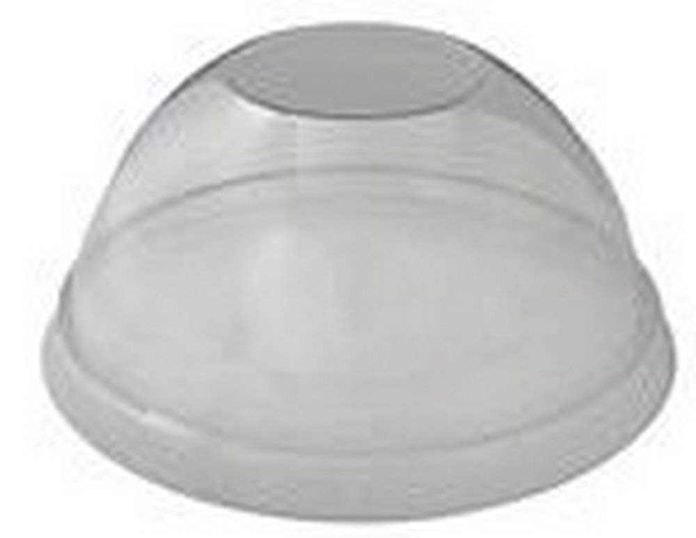 16oz & 24oz Plastic Dome Lids for Cold Cups - 100 Pack (Case of 1000) - Perfect for Bubble Tea, Iced Coffee & Smoothie Shops, Cafes & Drive-Thrus