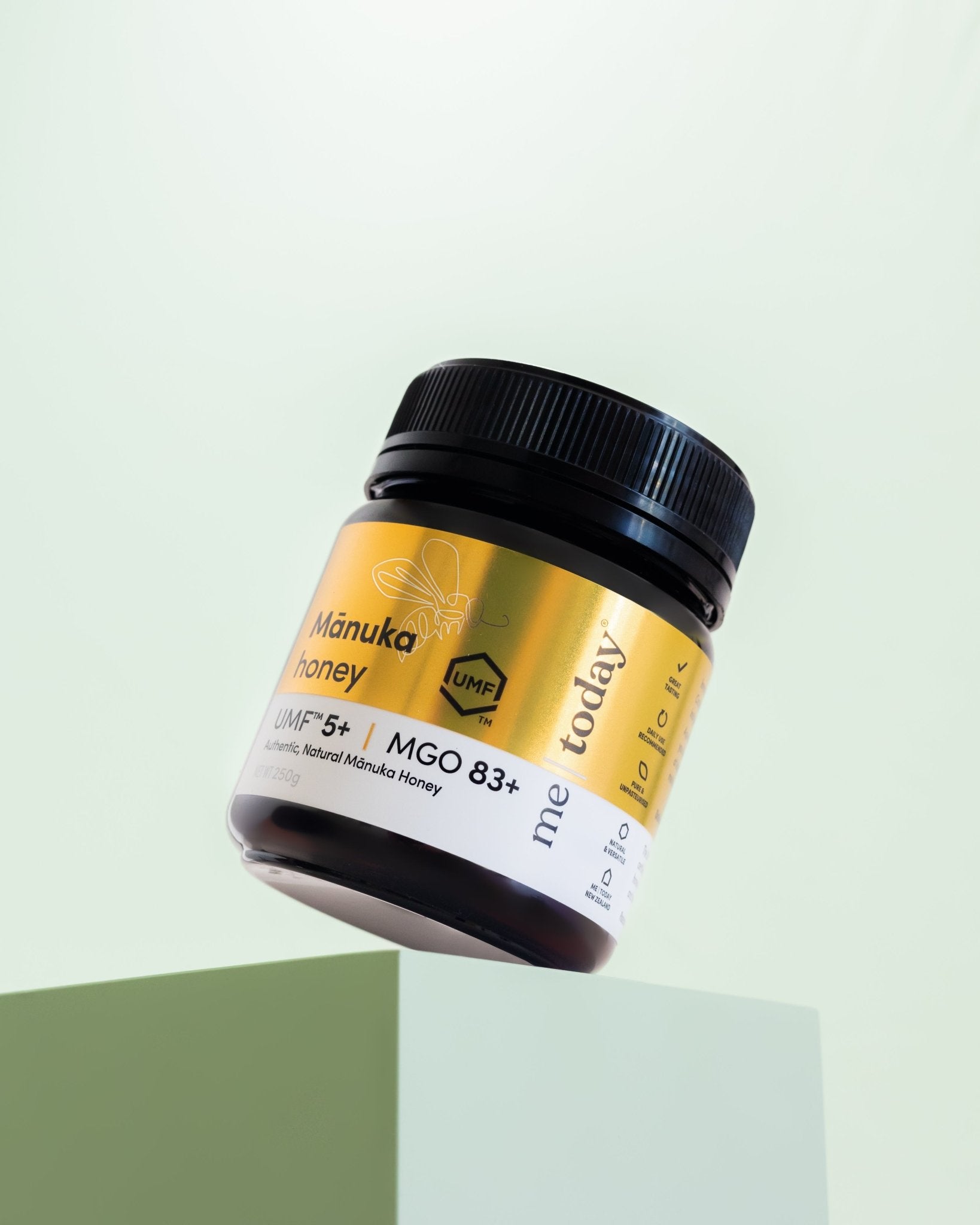 Me Today Manuka UMF 5+ MGO 83+ Honey - Pure New Zealand Raw Honey for Immune Support, Digestion & Wellness - Perfect for Tea, Toast & Natural Remedies