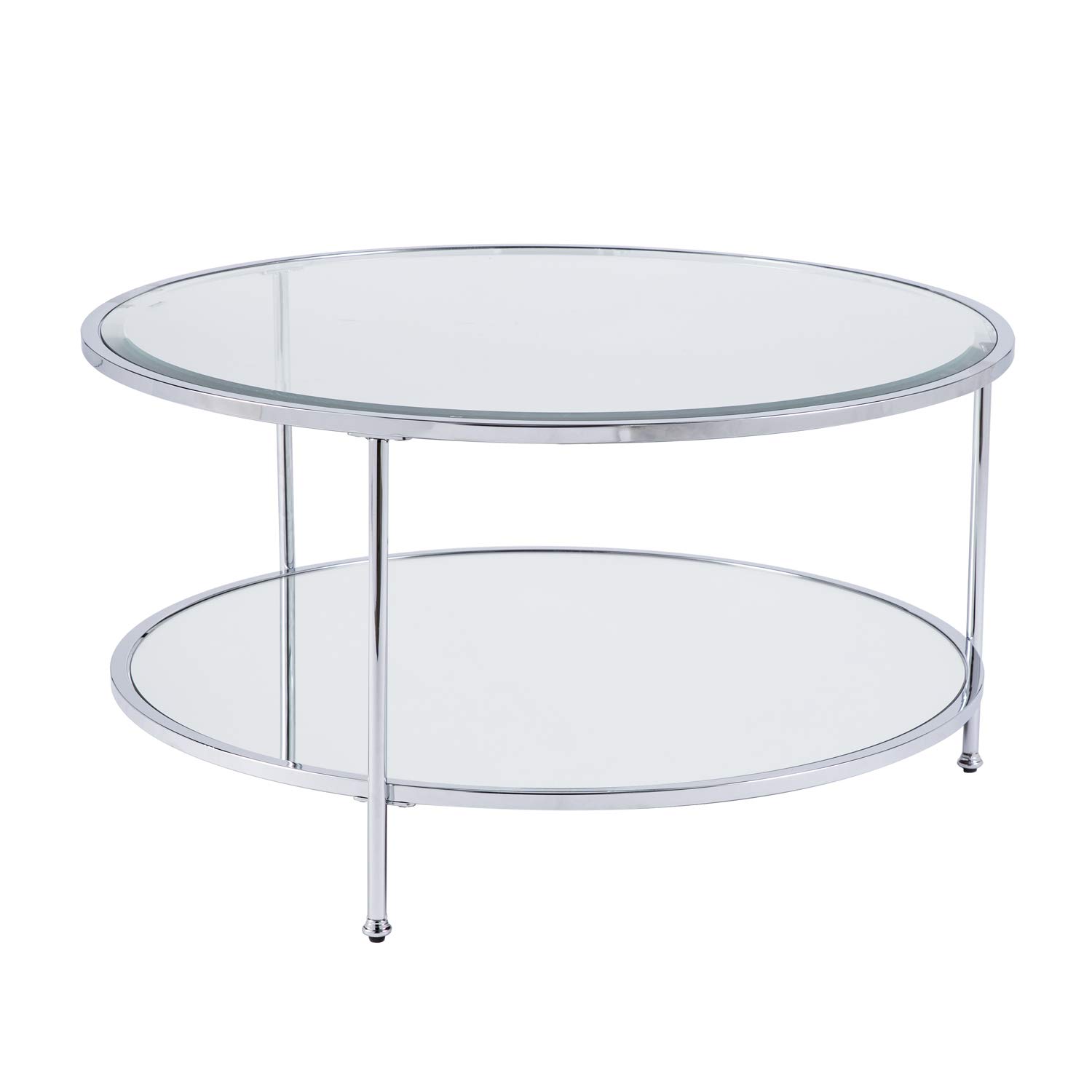 SEI FURNITURE Risa Cocktail Table - Modern Black Coffee Table for Living Room, Perfect for Small Spaces & Home Decor