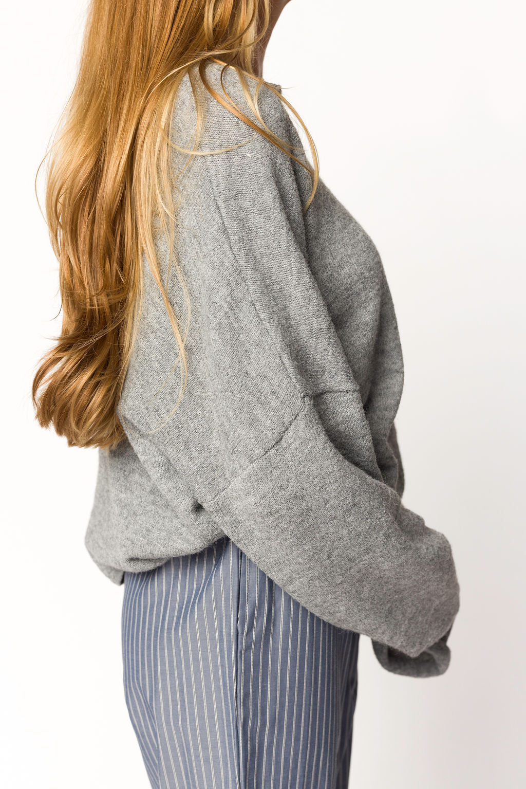 Heather Grey Piper Cardigan for Women - Soft Knit Sweater Cardigan for Fall & Winter | Perfect for Office, Casual Outfits and Cozy Evenings