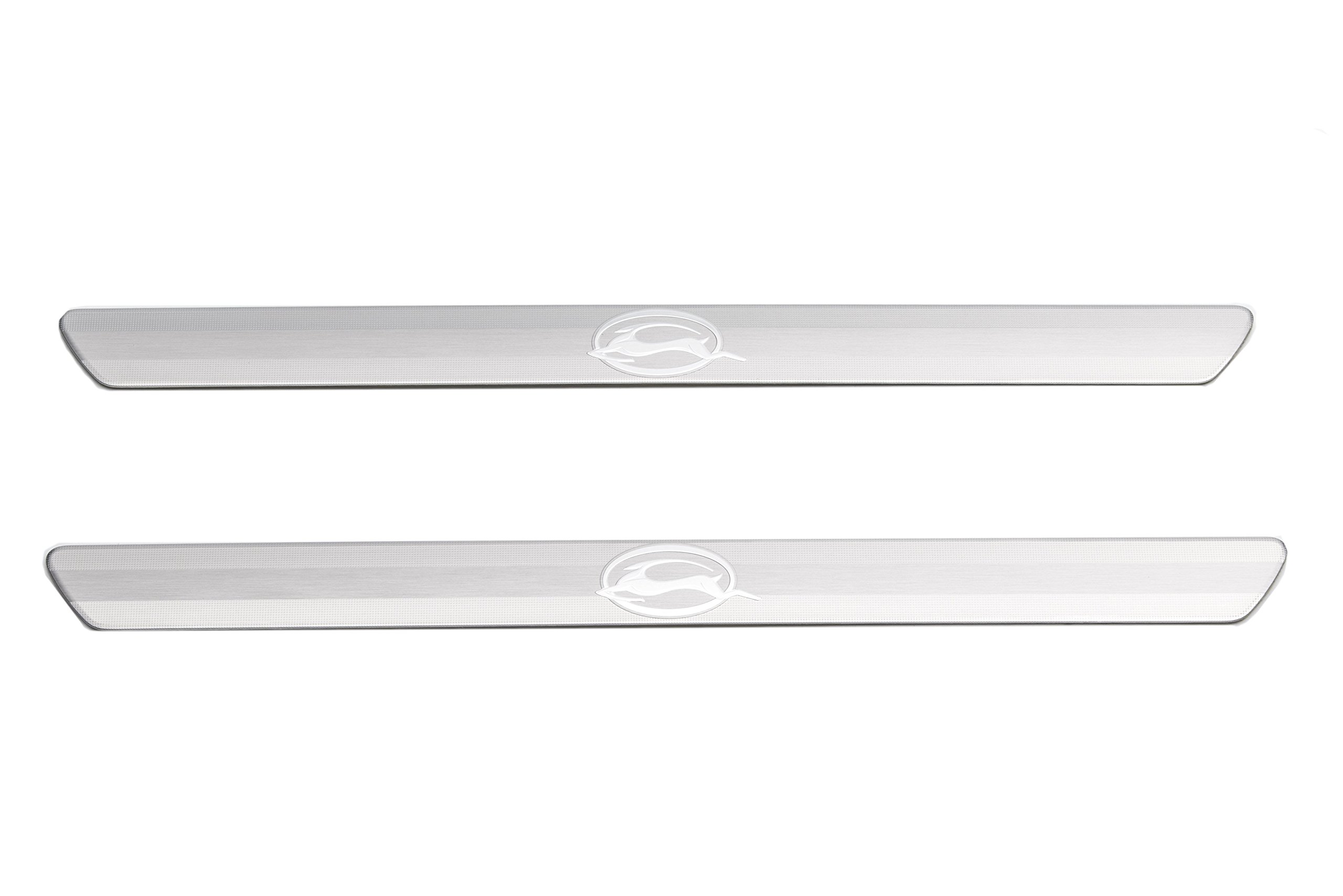 ACDelco GM Accessories 22954819 Stainless Steel Front Door Sill Plates with Impala Logo - Durable Car Interior Upgrade for Chevrolet Impala Models